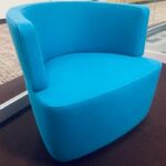 Steelcase Joel Lounge Chair (Blue/Chrome)