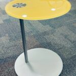 Steelcase Await Table (Yellow Glass))