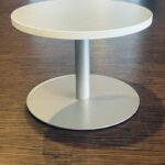 Steelcase 24" Grey Round Enea Occasional Table