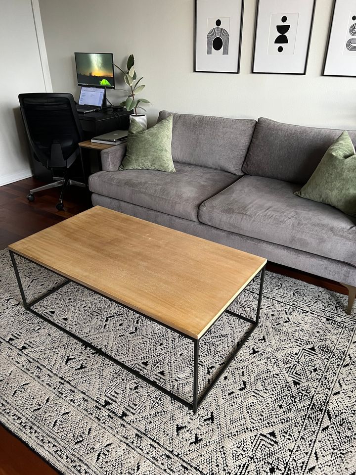 West elm store rectangular coffee table