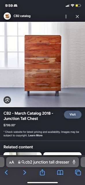 Cb2 junction tall deals chest