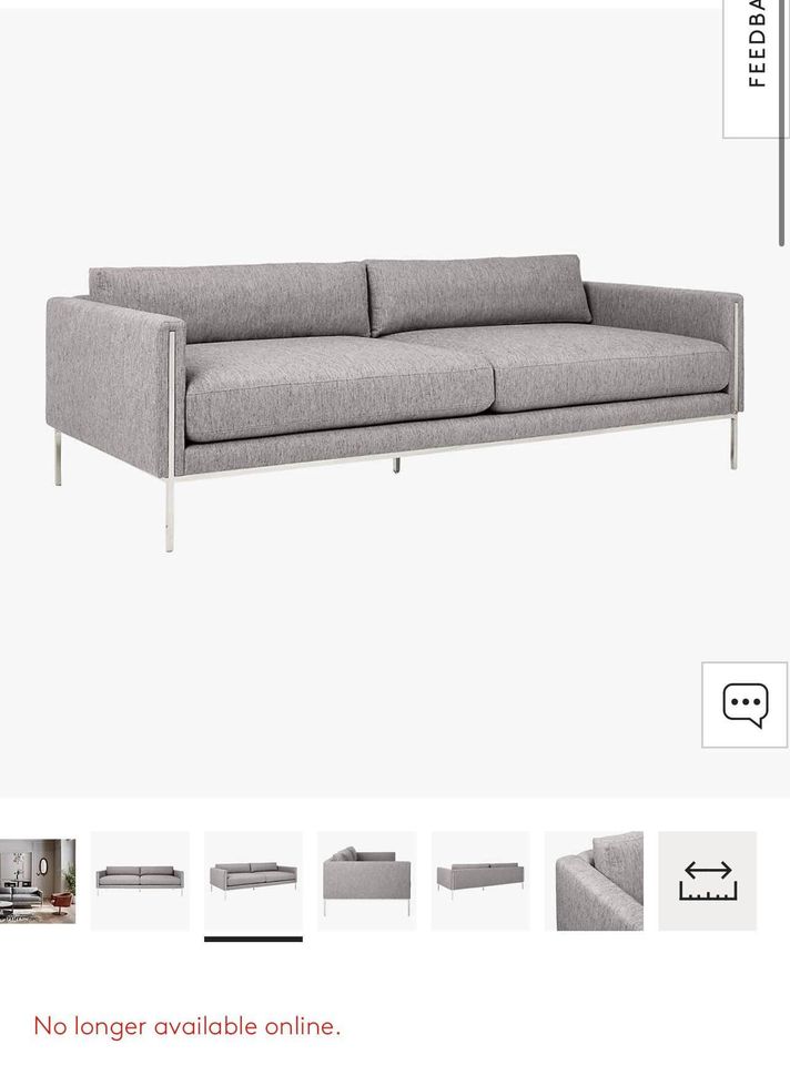 Cb2 ryker deals sofa