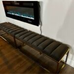 X2 Luxury Benches with Dark Fabric