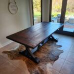 Restoration Hardware Salvaged wood extension dining table