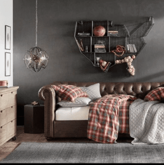 Restoration Hardware Chesterfield Full Size Leather Daybed