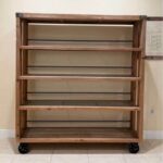 Restoration Hardware Industrial Salvaged Wood & Steel Shelving Unit