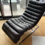 Restoration Hardware Oviedo leather chaise