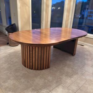 Handcrafted Oval Dining Table