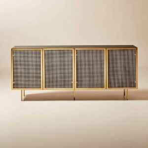 CB2 Wire Mesh Credenza