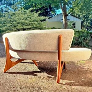 Vladimir Kagan Floating Curved Sofa