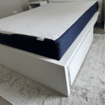 IKEA Modern White FULL Platform Bed with storage
